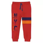 Minikult träningsbyxor i bomull med grafiska tryck och fickor (pack 1) (röd 1)