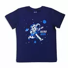 Minicult Kinder-T-Shirt aus Baumwolle mit halben Ärmeln, Brustaufdruck und leuchtenden Farben (mehrfarbig) (5er-Pack)