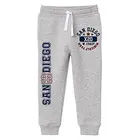 Minicult Trainingshose aus Baumwolle mit grafischen Drucken und Taschen (Pack 1) (Grau 1)