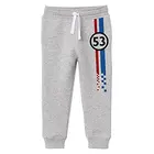 Minicult Trainingshose aus Baumwolle mit grafischen Drucken und Taschen (Pack 1) (Grau)