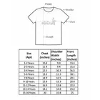 Minicult Kinder-T-Shirt aus Baumwolle mit halben Ärmeln, Brustaufdruck und leuchtenden Farben (mehrfarbig) (5er-Pack)