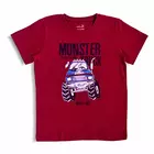 Minicult Kinder-T-Shirt aus Baumwolle mit halben Ärmeln, Brustaufdruck und leuchtenden Farben (mehrfarbig) (5er-Pack)