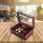 SHRIJICRAFTS Träpussel - Handgjort Brunt Pussel för Åldrar 6+