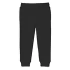 Minicult-Trainingshose aus Baumwolle mit Grafikdrucken und Taschen (Grau und Schwarz) (2er-Pack)