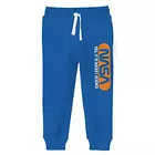 Minicult Trainingshose aus Baumwolle mit Grafikdrucken und Taschen (Grau und Blau) (2er-Pack)