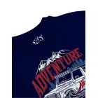 Minicult Cotton Printed Full Sleeve T Shirts for Boys (Pack of 2) (Dark Blue and Red)