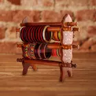Handcrafted Wooden Antique Finish Bangles Stand Holder An ideal gift for a housewarming, Mother’s Day, Birthday or anniversary parties