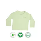 INGEN GIFTIGT Body i ekologisk bomull för pojkar och flickbebisar - Bekväm och säker design med halvärm med rund hals - 100 % GOTS-certifierad - Perfekt för vardagsbruk - 0-3 månader - Ört