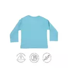 INGEN GIFTIGT Body i ekologisk bomull för pojkar och flickbebisar - Bekväm och säker design med halvärm med rund hals - 100 % GOTS-certifierad - Perfekt för vardagsbruk - 0-3 månader - Ocean