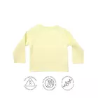 INGET GIFTIG Bodysuit i ekologisk bomull för pojkar och flickbebisar - Bekväm och säker design med halvärm med rund hals - 100 % GOTS-certifierad - Perfekt för vardagsbruk - 0-3 månader - Sand