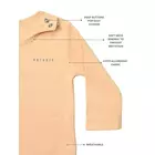 INGET GIFTIG Bodysuit i ekologisk bomull för pojkar och flickbebisar - Bekväm och säker design med halvärm med rund hals - 100 % GOTS-certifierad - Perfekt för vardagsbruk - 0-3 månader - Star Fish