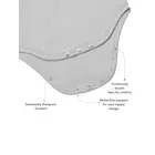 No Toxic 100 % GOTS-certifierade organiska helärmade bodys/sömndräkter/nattdräkter för pojkbebisar/flickbebisar/spädbarn/småbarn - 0-3 månader - Cosmos