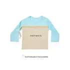 Body de algodón orgánico NO TÓXICO para bebés niños y niñas - Diseño de cuello redondo de media manga cómodo y seguro - 100 % certificado GOTS - Perfecto para uso diario - 0 a 3 meses - Resistente al agua