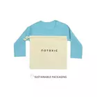 INGEN GIFTIGT Body i ekologisk bomull för pojkar och flickbebisar - Bekväm och säker design med halvärm med rund hals - 100 % GOTS-certifierad - Perfekt för vardagsbruk - 0-3 månader - Ocean