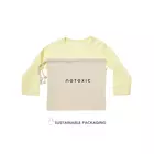 INGET GIFTIG Bodysuit i ekologisk bomull för pojkar och flickbebisar - Bekväm och säker design med halvärm med rund hals - 100 % GOTS-certifierad - Perfekt för vardagsbruk - 0-3 månader - Sand