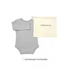 No Toxic 100 % GOTS-certifierade organiska helärmade bodys/sömndräkter/nattdräkter för pojkbebisar/flickbebisar/spädbarn/småbarn - 0-3 månader - Cosmos