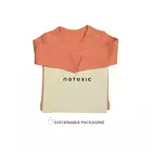 No Toxic Organic helärmad babytröja - korall - 0-3 månader