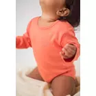 No Toxic Organic helärmad babytröja - korall - 0-3 månader