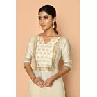 Elly handloom maheshwari silk kurta set for women