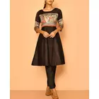 Siya Handloom madhubani cotton silk kurta set