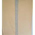 Cortina de diseño en tejido de algodón natural en color beige