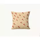 Beige Color Cotton Fabric Cushion Cover