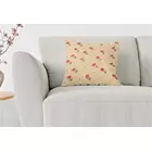 Beige Color Cotton Fabric Cushion Cover
