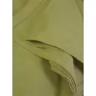 Cortina de tela de algodón natural color pistacho