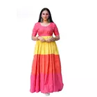 Abha Khadi cotton Shaded Gown