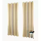 Cortina de diseño en tejido de algodón natural en color beige