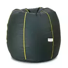 Sattva Classic XXXL Bean Bag Cover (Ingen fyllning) Mörkgrön med gula kanter