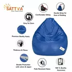 Sattva Classic XXXL Bean Bag Cover (Ingen fyllning) i Royal Blue Färg
