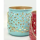 Iron Perforated Diwali Lantern Small