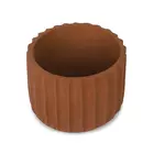 Terracotta ribbed planter
