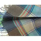 Multicolor woolen woven throws