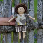 The Good Gift, Single Doll, Ron, Cotton Fabric Toy