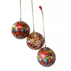 Décorations de Noël artisanales de couleur marron (lot de 3)