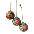 Décorations de Noël écologiques faites à la main (lot de 3)