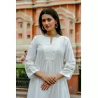 Kund - Weißes, weiches Kurta-Set aus Baumwolle