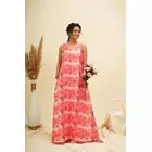 Coral Pink Sleeveless Comfort Dress