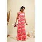 Coral Pink Sleeveless Comfort Dress