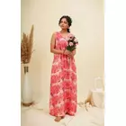 Coral Pink Sleeveless Comfort Dress