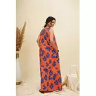 Orange Purple Sleeveless Comfort Dress
