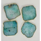 Aqua Achat Untersetzer 4er Set