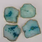 Aqua Achat Untersetzer 4er Set