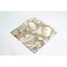 Golden Brown Agate Coasters