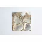 Golden Brown Agate Coasters