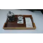 White Quartz Coasters Set of 4