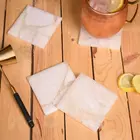 White Quartz Coasters Set of 4