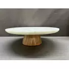 White Marble Cake Stand